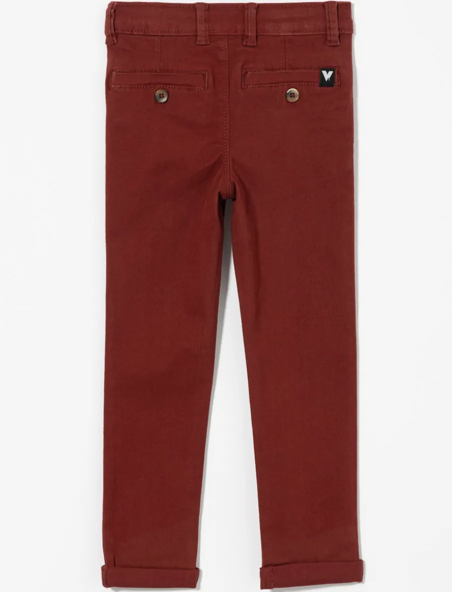 Solid Straight Pants