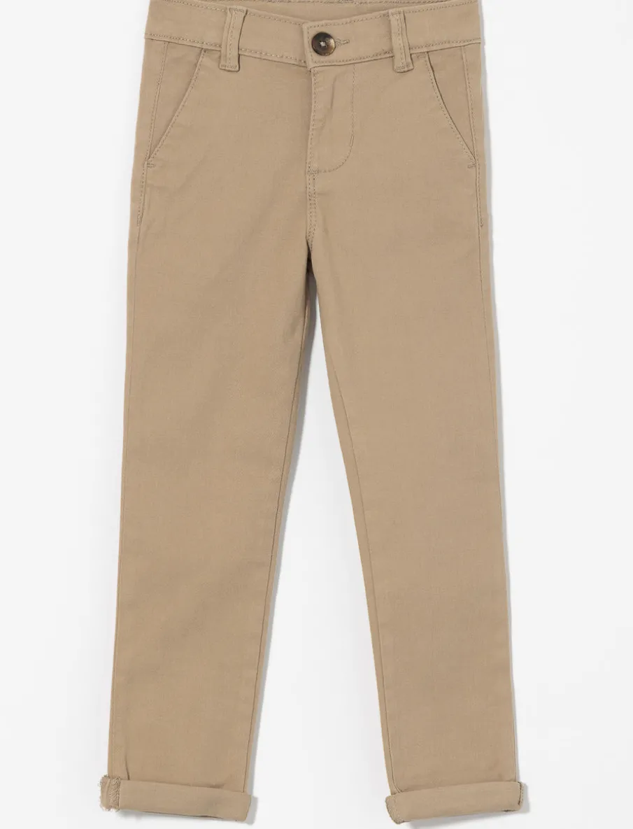 Solid Straight Pants