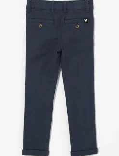 Solid Straight Pants