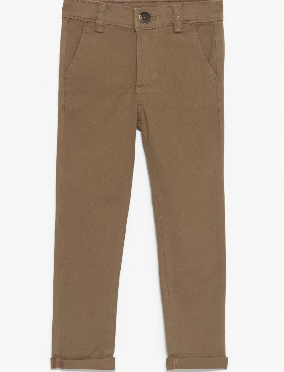 Solid Straight Pants
