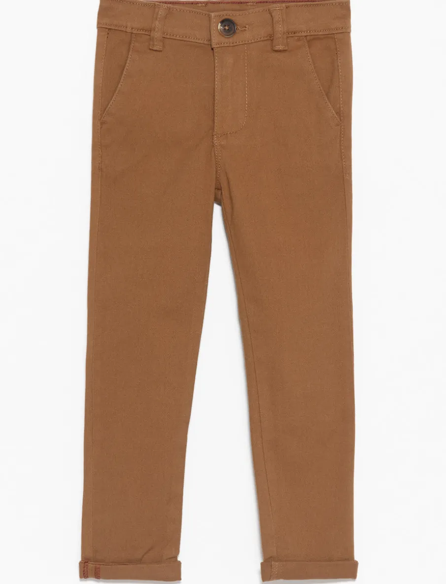Solid Straight Pants