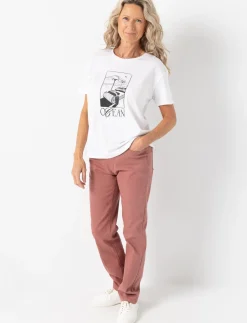 Solid Straight-leg Pants