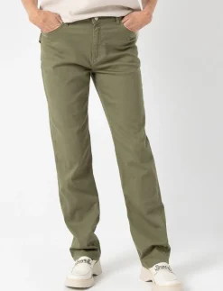 Solid Straight-leg Pants