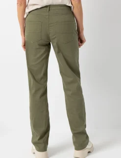 Solid Straight-leg Pants