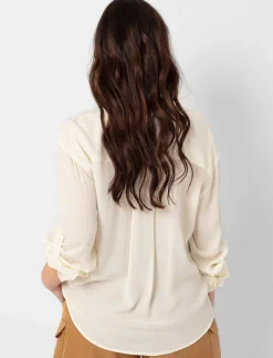 Solid Textured Blouse