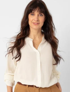 Solid Textured Blouse