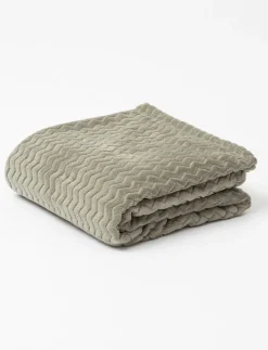 Solid Textured Throw