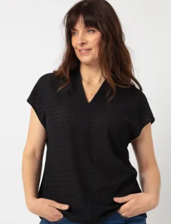 Solid Textured T-shirt