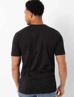 Solid T-shirt with Graphic Pocket