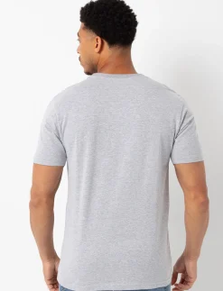 Solid T-shirt with Graphic Pocket
