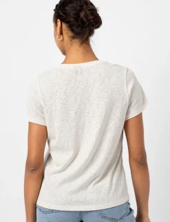 Solid T-shirt with Studded Pocket
