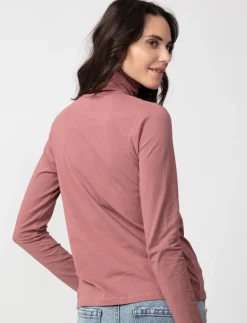 Solid Turtleneck T-shirt