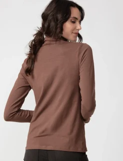 Solid Turtleneck T-shirt