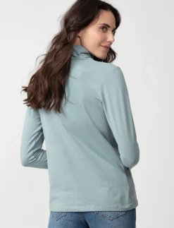 Solid Turtleneck T-shirt