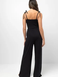 Spaghetti Strap Tie Jumpsuit