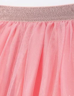 Sparkling Tulle Skirt with Built-in Shorts - Little Girl