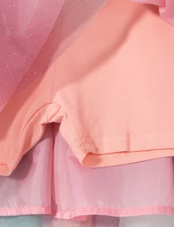 Sparkling Tulle Skirt with Built-in Shorts - Little Girl