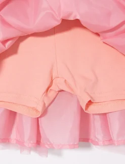 Sparkling Tulle Skirt with Built-in Shorts - Little Girl