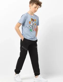 Sports Pants with Zip Pockets