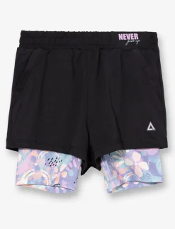 Sports Shorts with Leggings - Little Girl