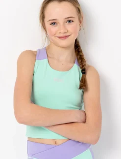 Sports tank top with wide straps