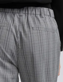 Straight Plaid Pants