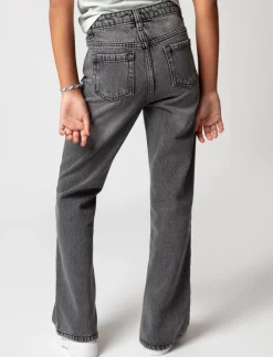 Straight Split-hem Jeans
