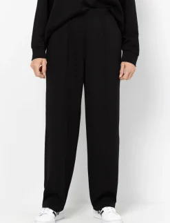 Straight-leg Elastic-waist Pants