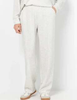 Straight-leg Elastic-waist Pants