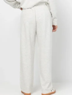 Straight-leg Elastic-waist Pants
