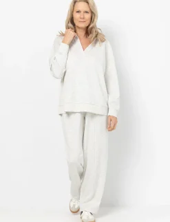 Straight-leg Elastic-waist Pants