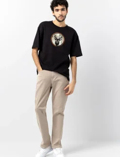 Straight-leg jeans