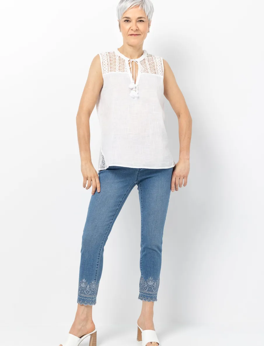 Straight-leg Jeans