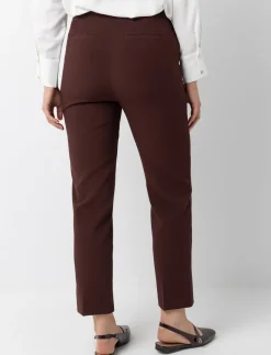 Straight-Leg Pants with Belt Detail