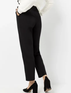 Straight-leg Pleated Pants