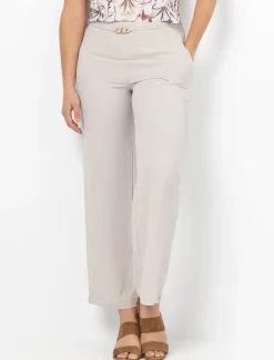 Straight-leg Trousers with Chain Detail