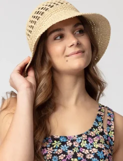 Straw Bucket Hat