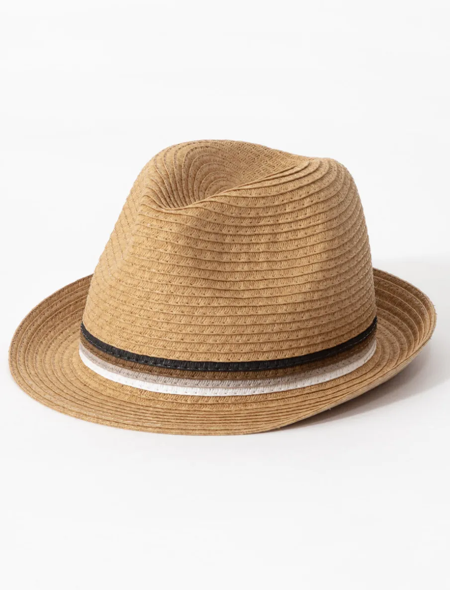 Straw Trilby Hat