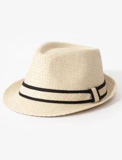 Straw Trilby Hat
