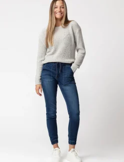 Stretch Denim Joggers
