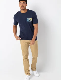 Stretch Straight Pants