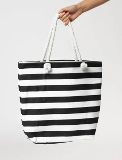 Striped Beach Bag