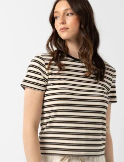 Striped Crew-neck T-shirt