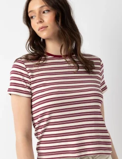 Striped Crew-neck T-shirt