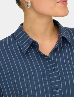 Striped Cropped Shirt