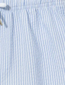 Striped Elastic-waist Boardshorts - Little Boy
