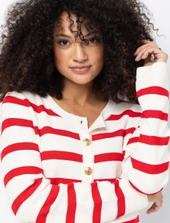 Striped Knit Cardigan