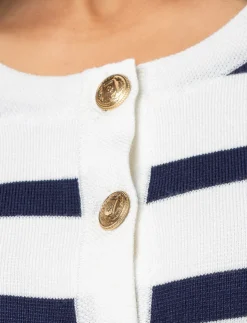 Striped Knit Cardigan
