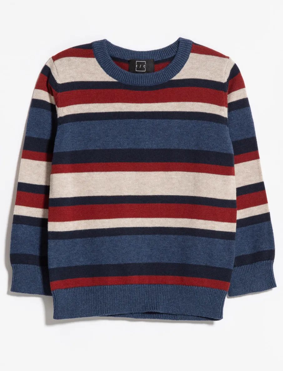 Striped Knit Sweater