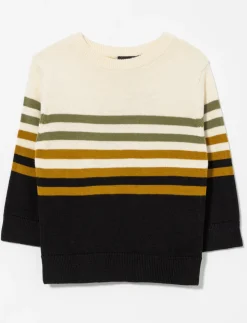 Striped Knit Sweater